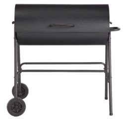 Oil Drum - BBQ ? Cover, Utensils & Adjustable Height Grill